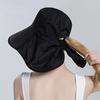 Женская шляпа с большими полями, защитные козырьки, панама, солнцезащитный крем, рыбацкие шапки, кепка для рыбалки на открытом воздухе, шляпа от солнца с хвостиком