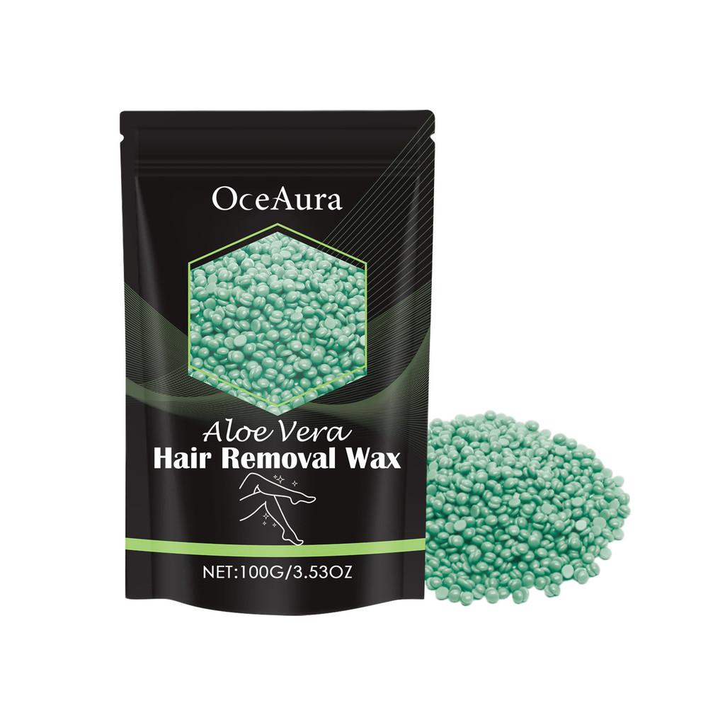 Oceaura Aloe Vera Wax Beans For Gentle Hair Removal Ideal For Smooth Skin And Sensitive Areas