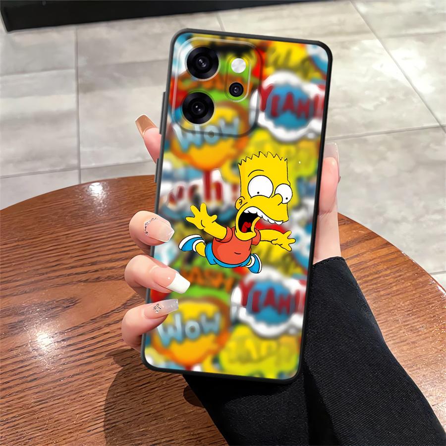 Чехол для Oppo A83 A76 F9 F11 F29 A74 A78 A84 A98 A96 A93 Reno 4F 5 6 7 8 10 11 14 Чехол для телефона Мультяшный С-Симпсоны