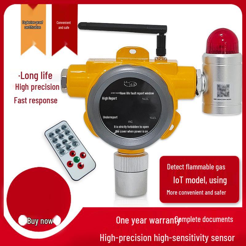 Commercial LPG Leak Detector with Automatic Shut-off Valve for Restaurants