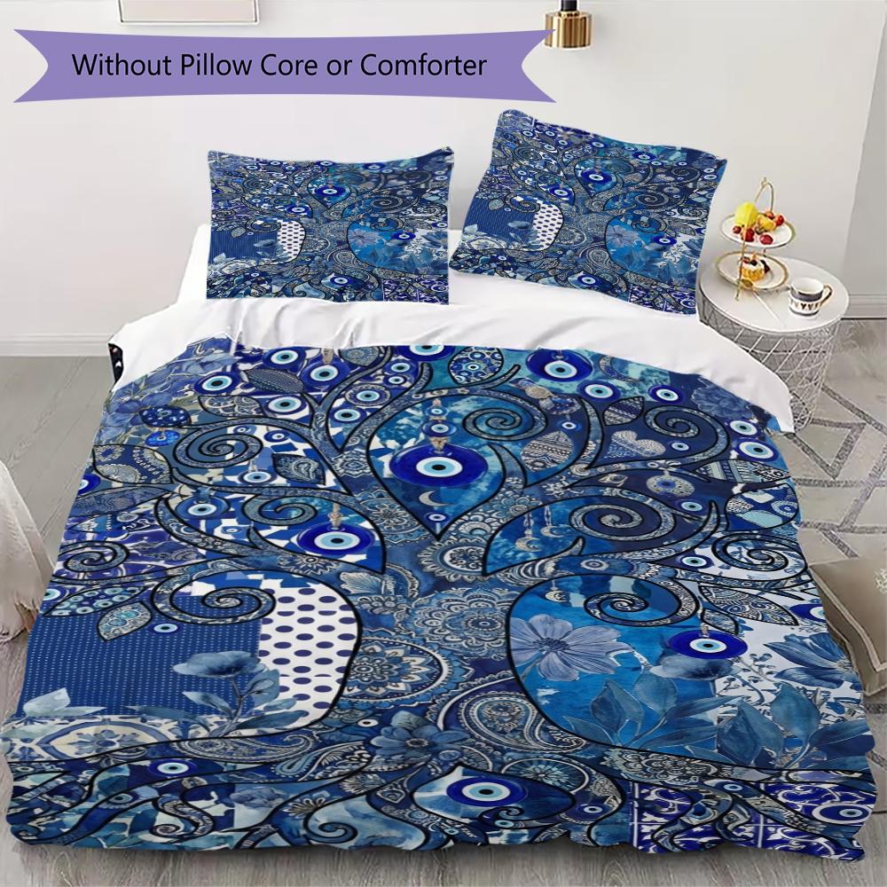 Tree of Life Pattern Bedding uilt Set uilt Cover Pillowcase Home Decoration Birthday Gift (1 * duvet cover + 2 * pillowcase without core)146