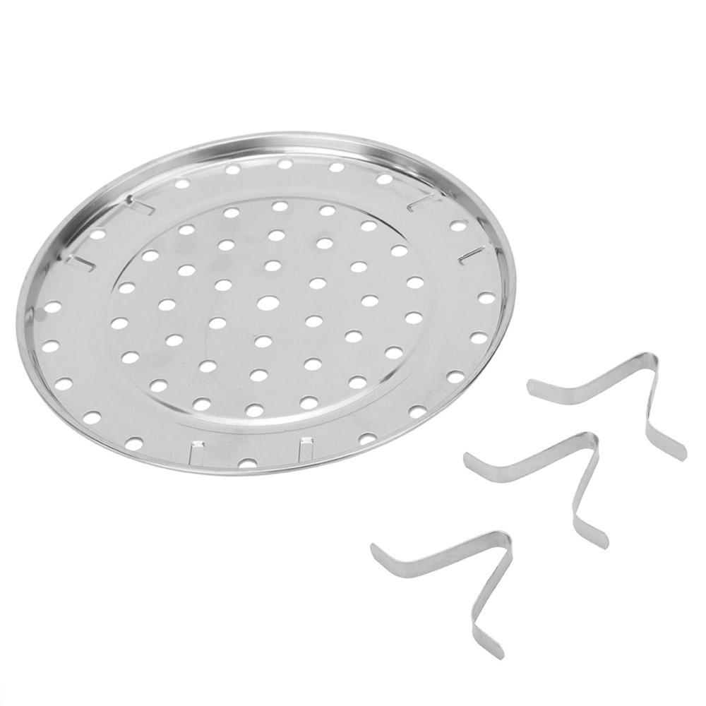 Silver Steam Holder Round Shape Steam Rack Stand Convenient Steaming Rack Steaming Food