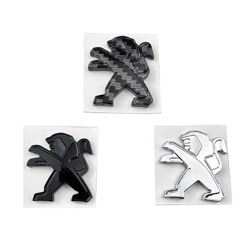 2.9x3cm Car Steering Wheel Center Sticker for Peugeot 106 107 108 206 207 208 301 306 307 308 407 408 508 3008 4008 5008 Emblem