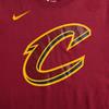 Nike Коллаборация НБА Футболка Cleveland Cavaliers Dri-Fit Классический принт с логотипом команды Быстросохнущая Круглый вырез Короткий рукав Детские топы Красный 3Z2B711E1-CAV
