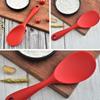 Home Use Large Silicone Long Handle Spoon High Grade Mixing Ladle Cooking Kitchen Soup Spoons Tableware Kitchen Accessories