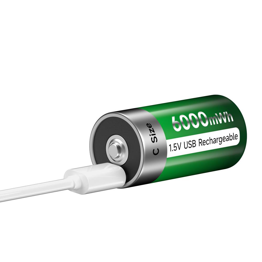 Аккумуляторная батарея 1,5 ВД, 15000 мВтч, литий-ионные батареи LR20, литиевая батарея размера LR14 C для газовых приборов, плит на сжиженном газе