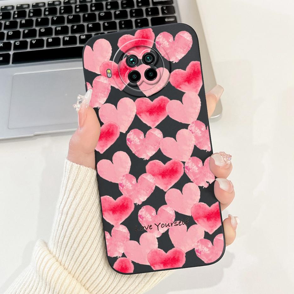 For Xiaomi Mi 10T Lite 5G Case Cute Cat Cartoon Cover Soft TPU Matte Phone Case For Xiaomi Mi 10i Mi10i 10TLite 5G Fundas Bumper