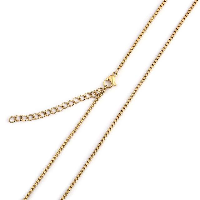 Ожерелье из нержавеющей стали для мужчин и женщин, кубинская цепочка с звеньями золотого цвета, серебряного цвета, панк-чокер, модные мужские ювелирные изделия, подарок