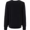 A.P.C. Crew Neck Logo Print Cotton Long Sleeve Sweatshirt Women sweatshirt Black COECQF27644-LZZ