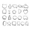 Cookie Cutters Moulds Aluminum Alloy Cute Animal Biscuit Mold DIY Fondant Decorating Kitchen Tools