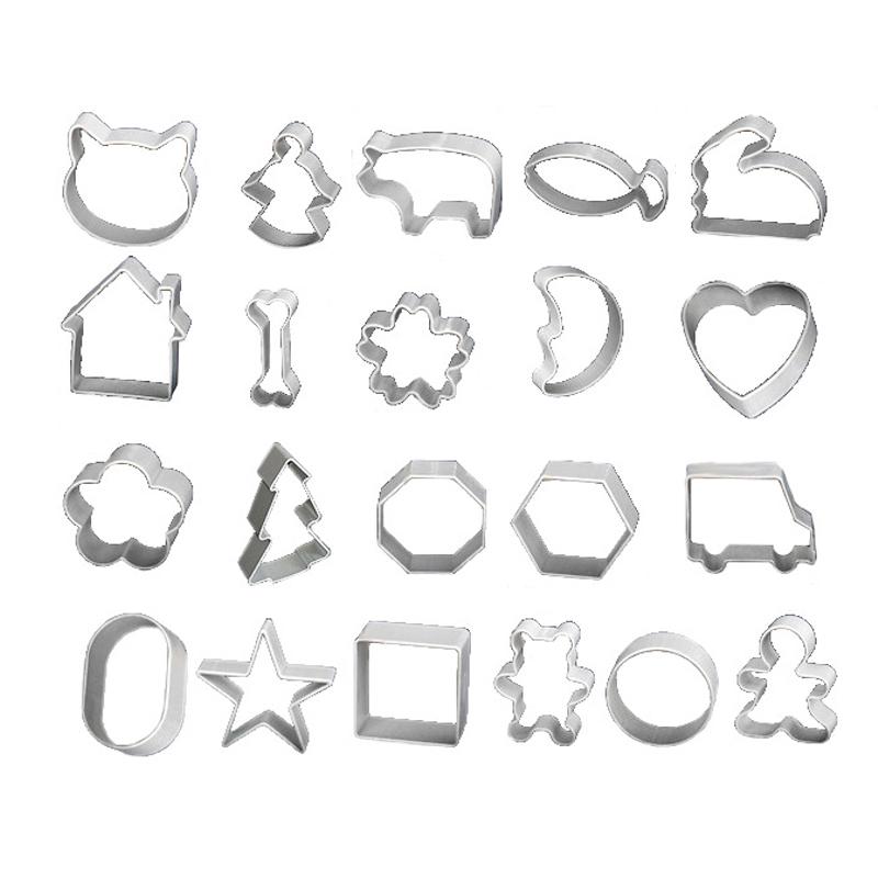 Charm Aluminum Alloy Cute Moulds Candy Shape Cookie Cutters DIY Pastry Decorating Animal Baking Tools Kitchen Tools Fondant Mold Biscuit Mold