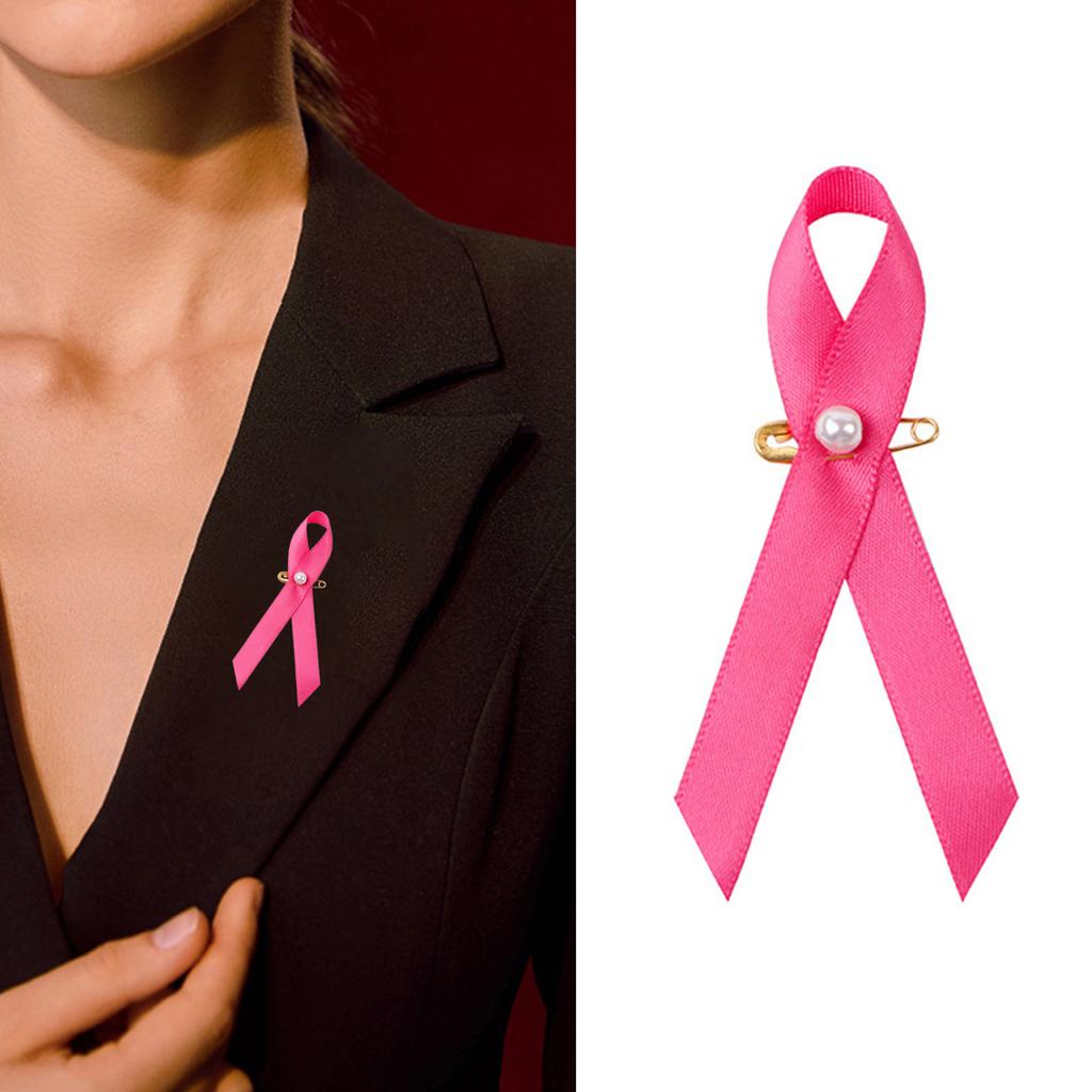 200 шт. Розовые ленты-булавки Булавки awareness о здоровье Булавка-брошь Булавка на лацкан Лента для бутоньерки Булавка для бутоньерки для осведомленности о раке молочной железы