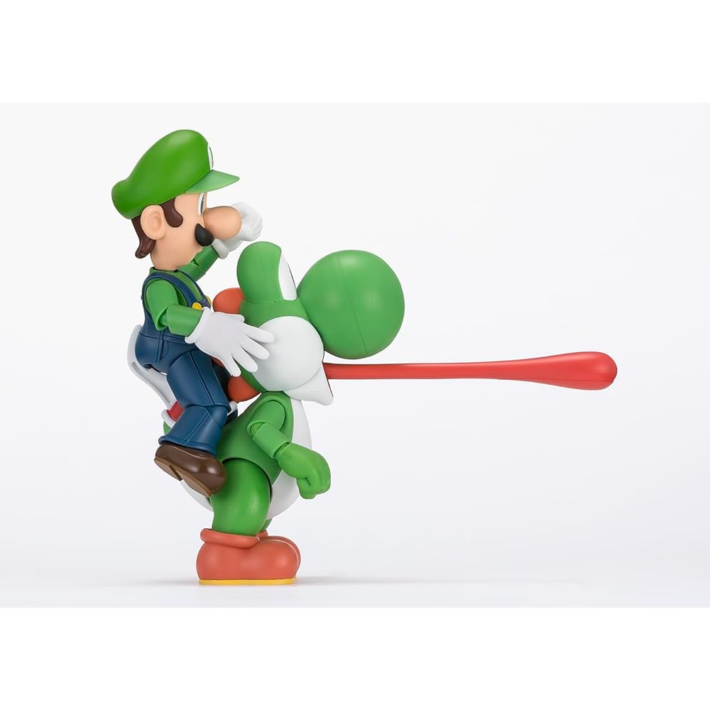 НАРОДЫ ТАМАШИИ SH. Figuarts Super Mario Йоши 110 мм Раскрашенная фигурка Действия ABS ПВХ