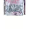 Толстовка с капюшоном Tie Dye, повседневная толстовка с капюшоном с длинным рукавом, женская одежда