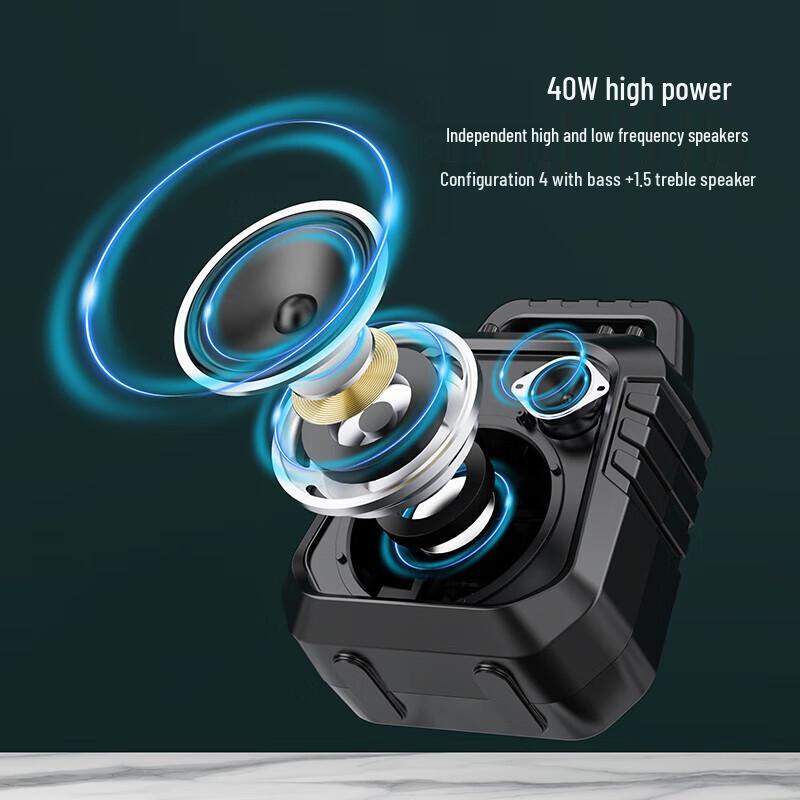 Shidu S97 Portable Bluetooth Speaker CN plug (adapter included)