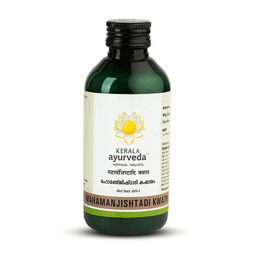 Kerala Ayurveda Махаманджиштади Кватх 200 мл Травяной Детокс Тоник Для Здоровья Кожи И Ежедневного Баланса Организма