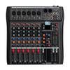 DJ Sound Controller Интерфейс Drive Компьютерная запись 6-канальный студийный аудиомикшер XLR Микрофон 48 В RCA Вход и выход Depusheng DX6 W/USB -