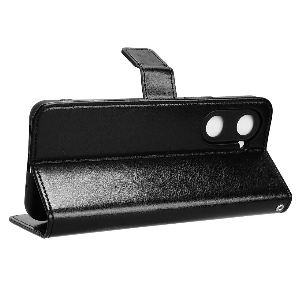 Кожаный чехол для vivo Y28s 5G/T3 Lite 5G/Y03/Y18 4G/Y18e 4G, текстура «Crazy Horse», откидной чехол-книжка с кошельком, чехол для телефона