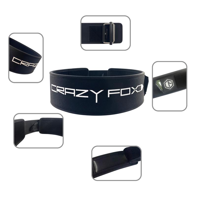 Crazyfox Спортивный пояс для поднятия тяжестей Регулируемый Изогнутый С мягкой подкладкой для спины Поясничная поддержка Приседания Гантели Штанга Фитнес Силовые тренировки