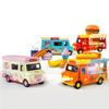 Bright Colors Ice Cream Car Model with Music Light Pull Back Car Food Truck Toy  Children Gift