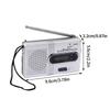 Портативный мини-радиоприемник, портативный музыкальный проигрыватель Am Fm, динамик, наружное стереорадио