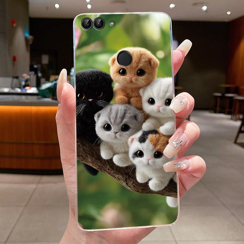 Чехол для телефона Huawei P Smart 2018 Case FIG-LX1 FIG-LA1 Роскошный Милый Крутой Для Мальчиков Девочек Прозрачный Мягкий Силикон ТПУ Задняя Крышка