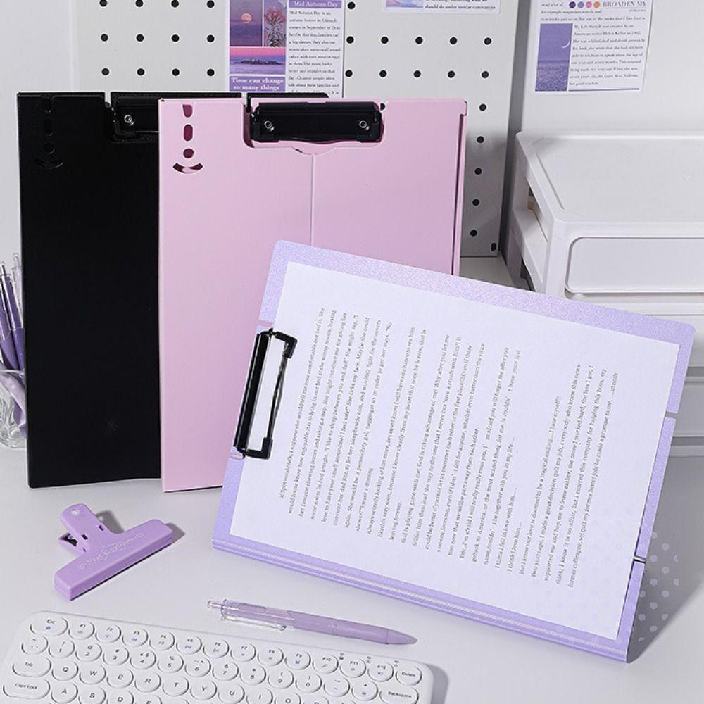 Dual-use A4 File Folder Horizontal/Verhical Writing Pad Multifunctional Clipboard Stationery