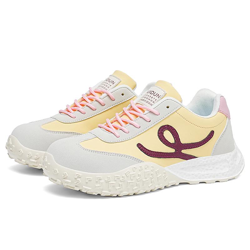 Женская легкая рабочая обувь со стальным носком - Дышащая, Нескользящая, Ударопрочная, Защита от проколов, для Осени и Зимы