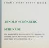 LP Пластинка АРНОЛЬД ШЁНБЕРГ - Серенада соч.. 24 WER60002 WERGO Германия Классика Б/У