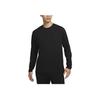 Nike Мужская футболка с длинным рукавом Dri-FIT ADV Axis Performance System однотонная с круглым вырезом быстросохнущая универсальная топы черная FZ0992010