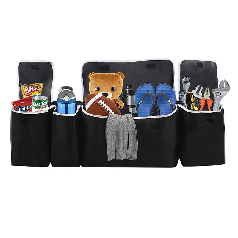 Car Trunk Organizer Backseat Storage Bag High Capacity Multi-use Car Seat Back Organizers Automobile Interior