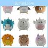 Плюшевая игрушка Squishmallow Кошка Лев Собака Сова Супермягкая текстура маршмеллоу Идеально для детских игрушек