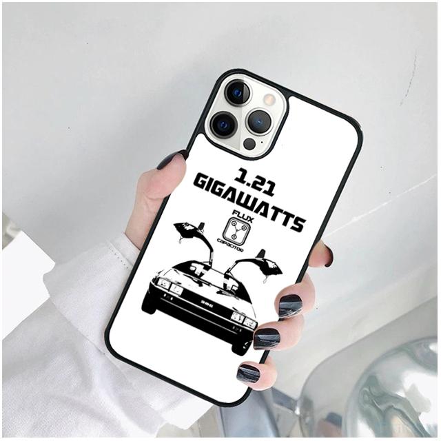 Чехол для телефона DeLorean из фильма «Назад в будущее» Для iPhone 17 Air 15 16 14 11 12 13 Pro MAX Plus