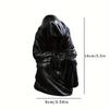 Ghost Wizard Robe Sculpture: Retro Quirky Party Ornament & Gift