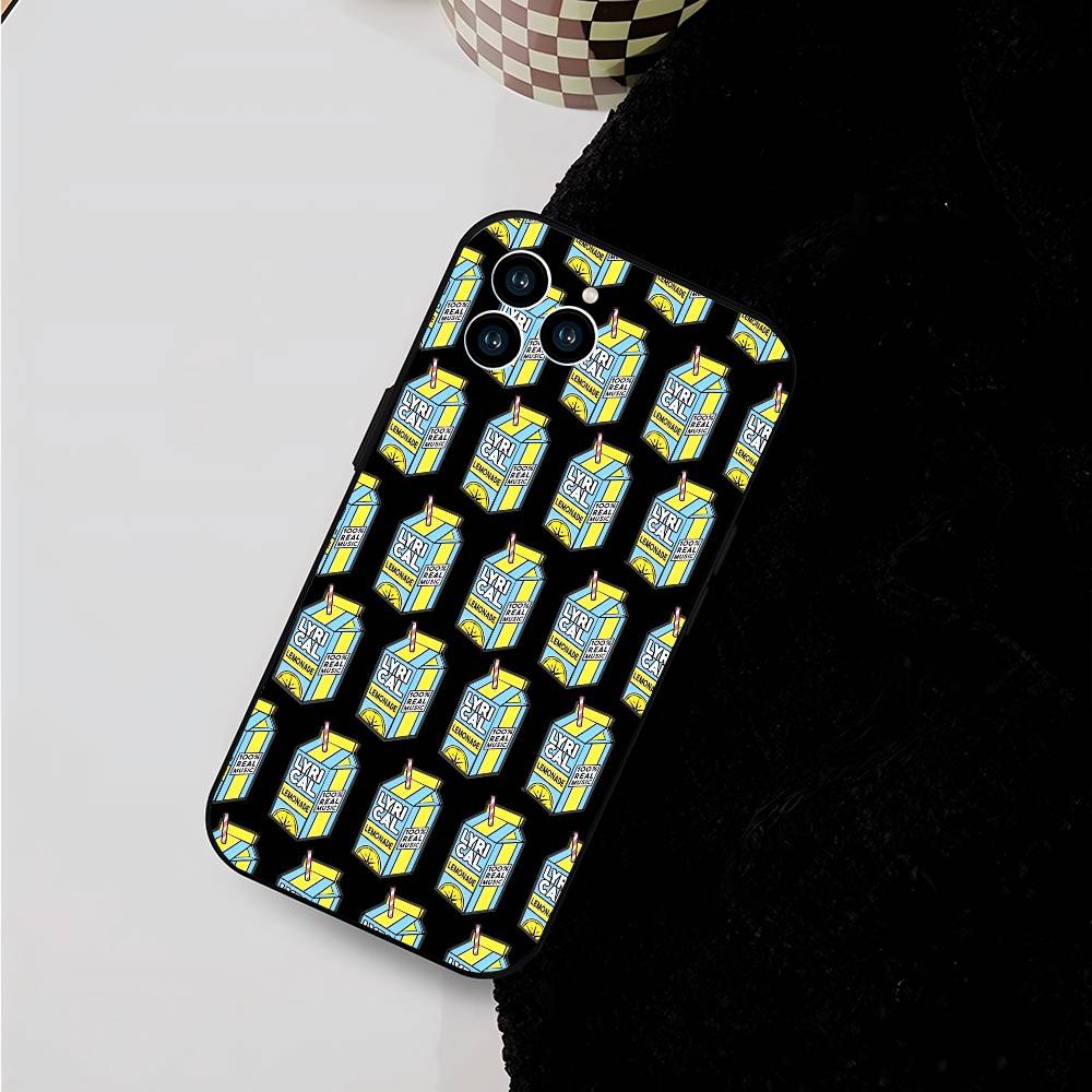 Drink L-Lyrical L-Lemonade For IPhone 17 Air 16 15 14 13 12 11 Pro Black Soft Cover Phone Case