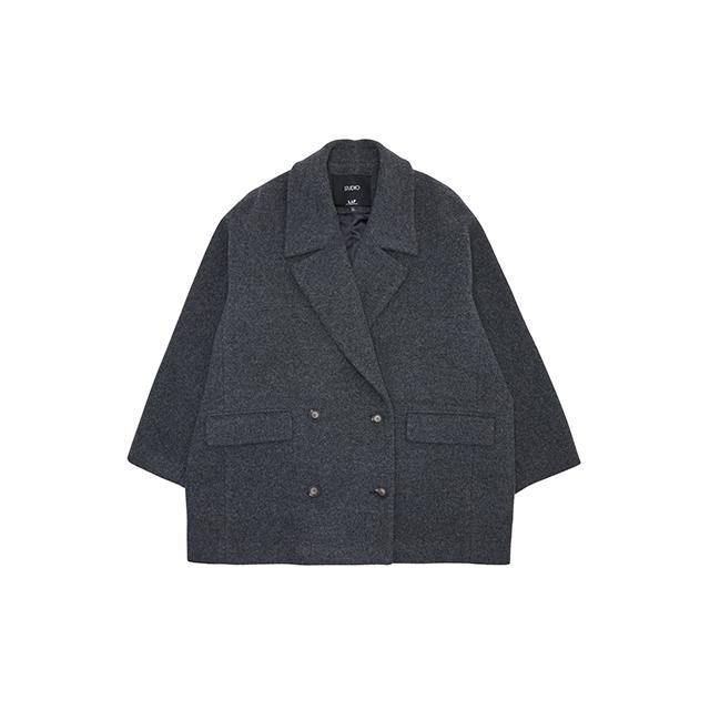 Lap Dolman Double Half Coat Aq4Wtb73