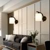 Настенный светильник E27 Head Wall Sconce Lamp для украшения гостиной, освещения спальни, ретро-железный арт-нордический выключатель, настенный светильник для помещений