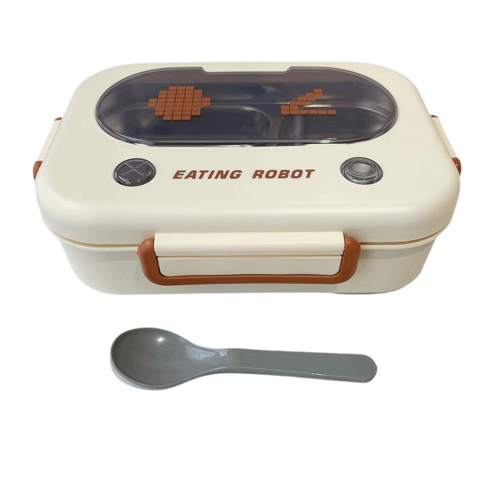 Leakproof Food Container 2/3 Grid Food Storage Case Student Lunch Box Thermal Lunch Box  Office