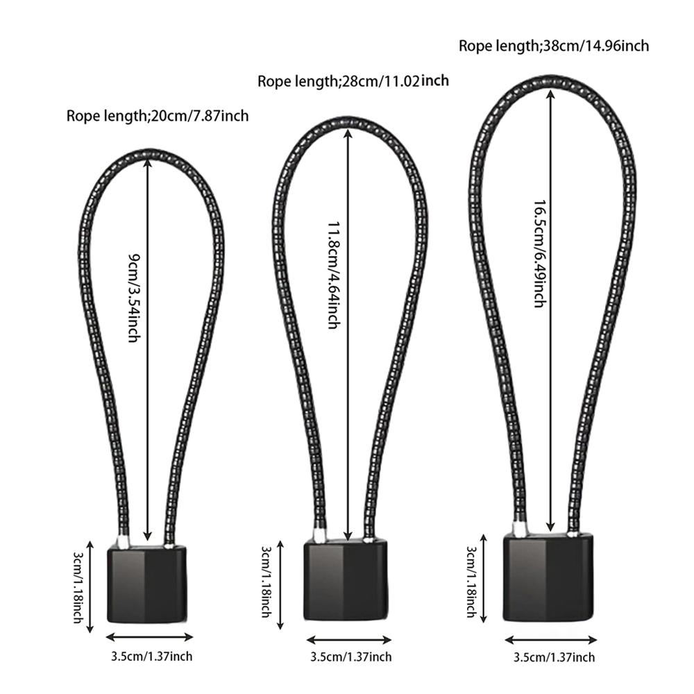 1pc Soft Steel Cable Anti-Theft Padlock With Multiple Sizes For Cabinets Helmets Baskets Keys Suitable For Indoor And Outdoo 4