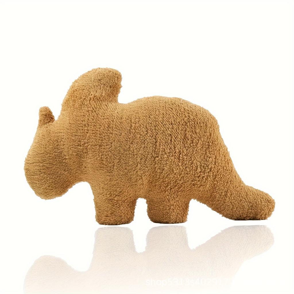 Dinosaur Chicken Nugget Pet Chew Toys - Tyrannosaurus Rex, Triceratops, Spinosaurus Dinosaur Chicken Nugget Toys, Birthday Gift