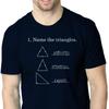 Мужские футболки с именем The Triangles, смешные, по математике, Sarcasm, новинка, I Love Math, для парней, летние, повседневные, свободные, унисекс, хлопковые топы