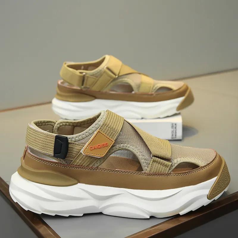 Мужские сандалии, оригинальная обувь, мужские летние сандалии из ЭВА, дышащие, повседневные, для дизайнеров, роскошные сандалии для мужа, шлепанцы, мужские тапочки