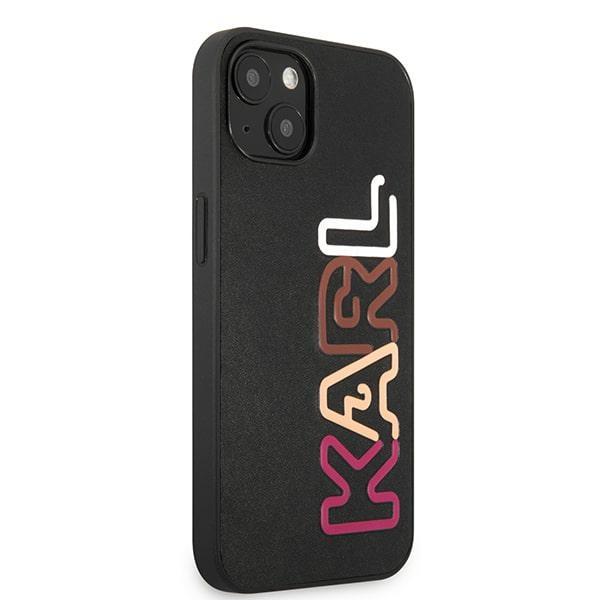 Etui do iPhone 13 mini Karl Lagerfeld Multipink Czarne