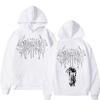 Rapper Ghostemane Squeeze Graphic Autumn and Winter Printing Hoodie Men's Fashion Letter Graphic Harajuku