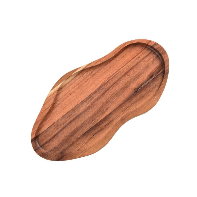 ZISIZ Креативная тарелка для закусок из арахисового дерева (2-Pack)