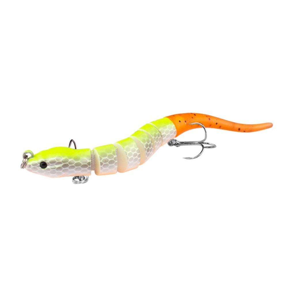 10Pcs Simulation Worms Lure 12cm/12g loach Lure 2025 Multi Segment Swimbait Fishing