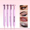 Портативная ручка для макияжа 4 в 1: подводка для глаз, карандаш для губ, хайлайтер, карандаш для бровей