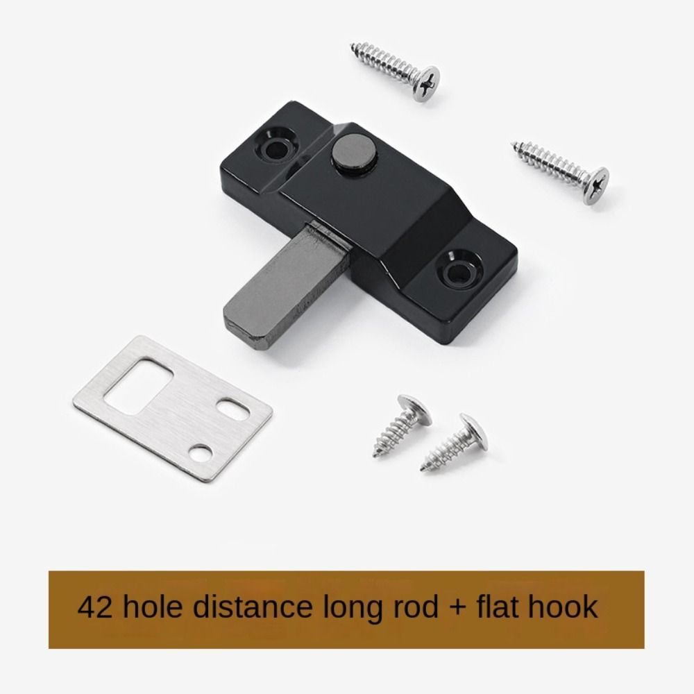 Zinc Alloy Sliding Door Latch Anti-theft Security Bolt Latch New Cabinet Buckle Door