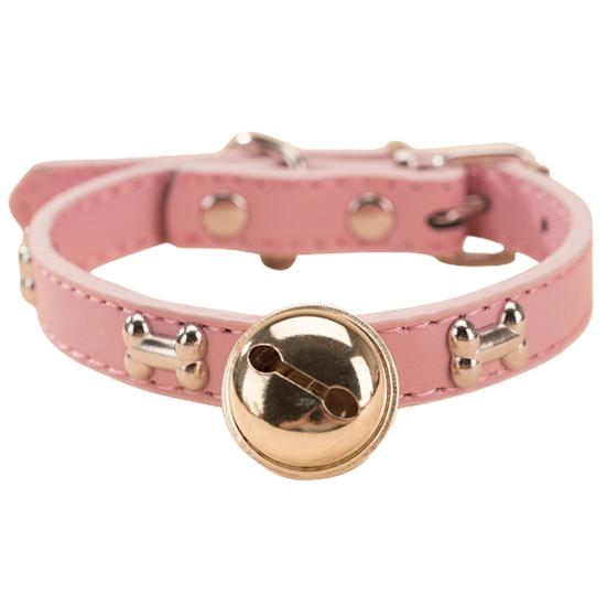 Довольно прочный изысканный питомец шея круг кость узоры кошка собака колокольчик ожерелье ежедневное сочетание