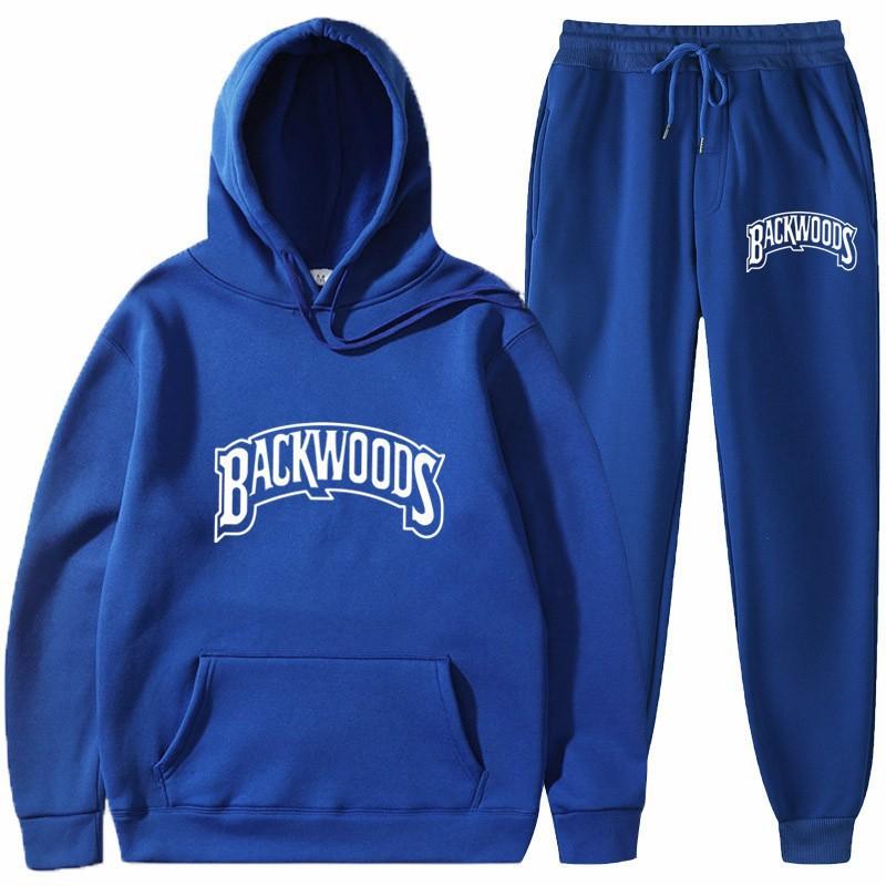 European and American trendy brand Backwoods sweater letter print hoodie fashion sweater men's and women's casual sports pullover